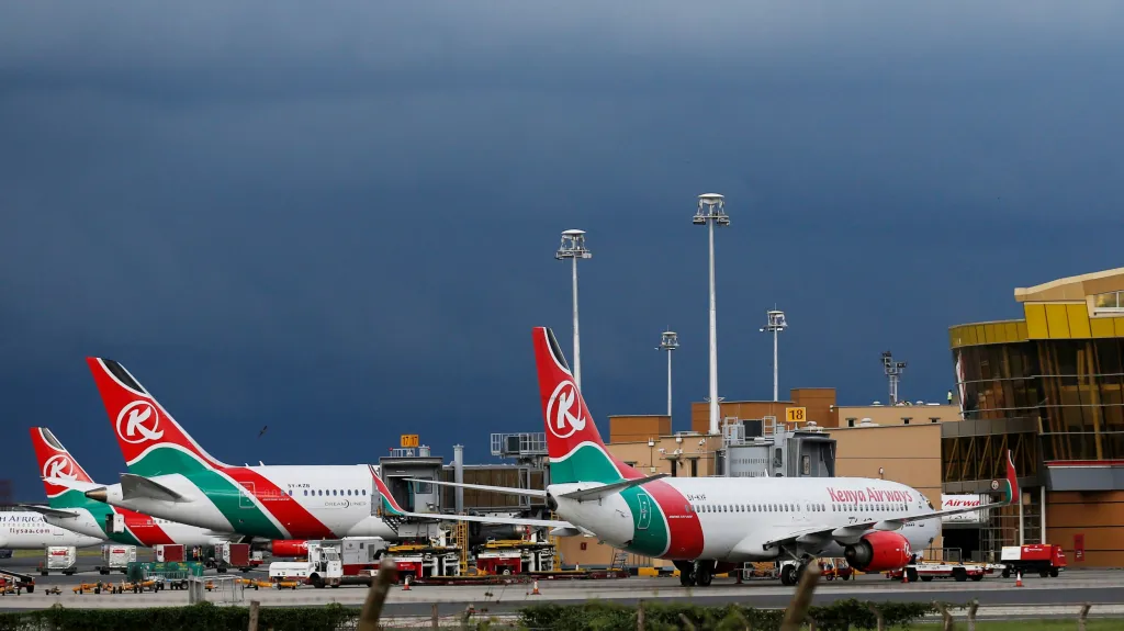 Stroje společnosti Kenya Airways