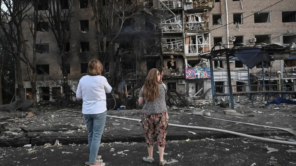 Ilustrační foto – Následky ruského útoku na Záporoží, 30. srpna 2025