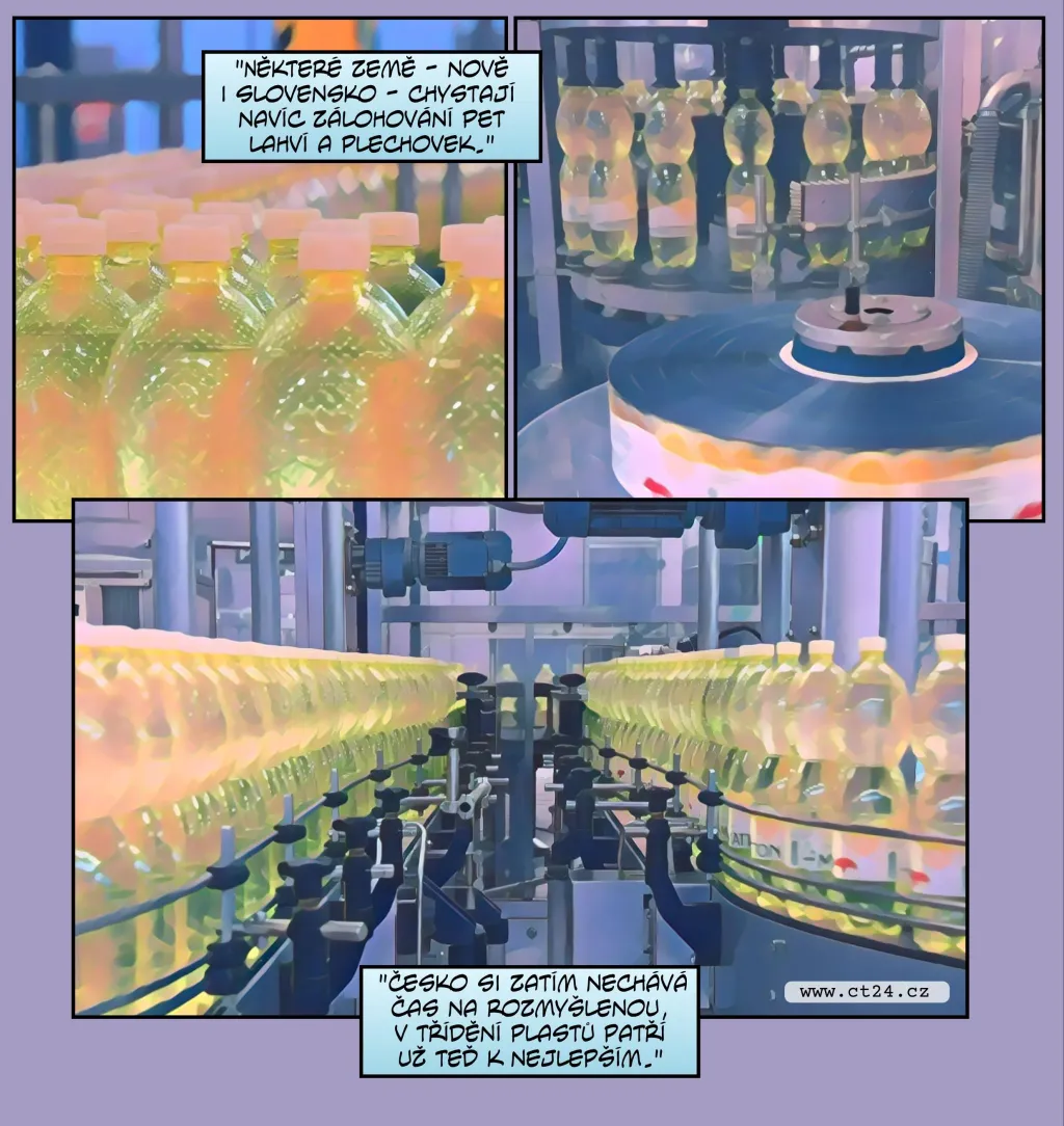 Komiks: Další firmy dobrovolně omezují plasty