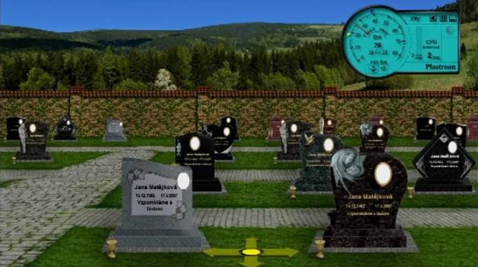Virtuální hřbitov na internetu