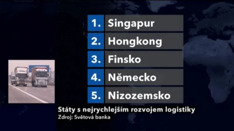 Světová banka podporuje rozvoj logistiky