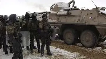 Čestí vojáci v Kosovu