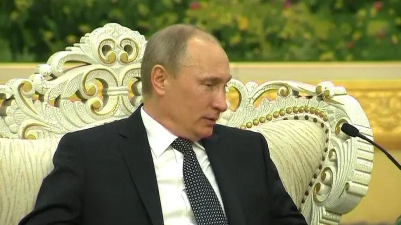 Vladimir Putin na návštěvě Číny