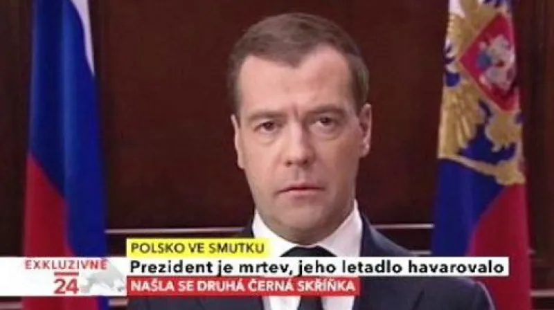 Projev ruského prezidenta Dmitrije Medvěděva
