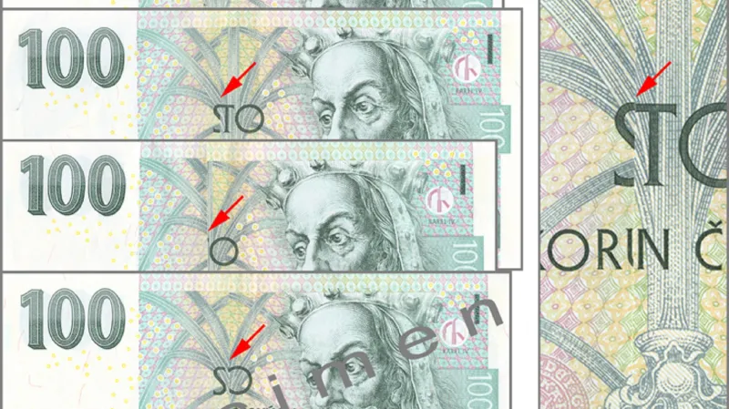 Stokoruny s vyříznutým ochranným proužkem