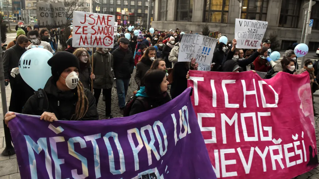 Protesty proti smogu