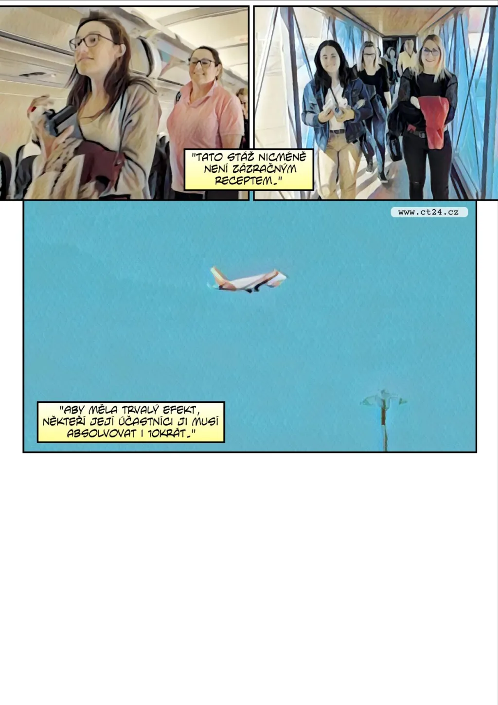 Lék na fobii z létání (komiks)