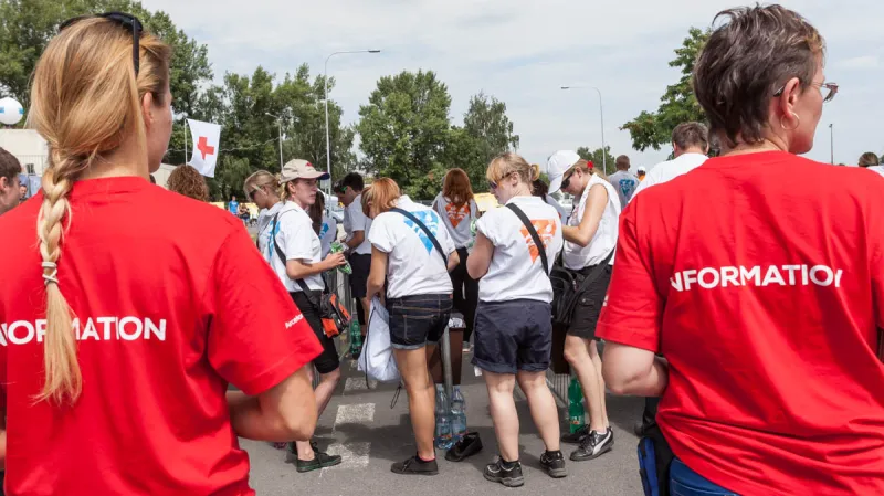 Jsme připraveni rozdávat pásky, informace a úsměv