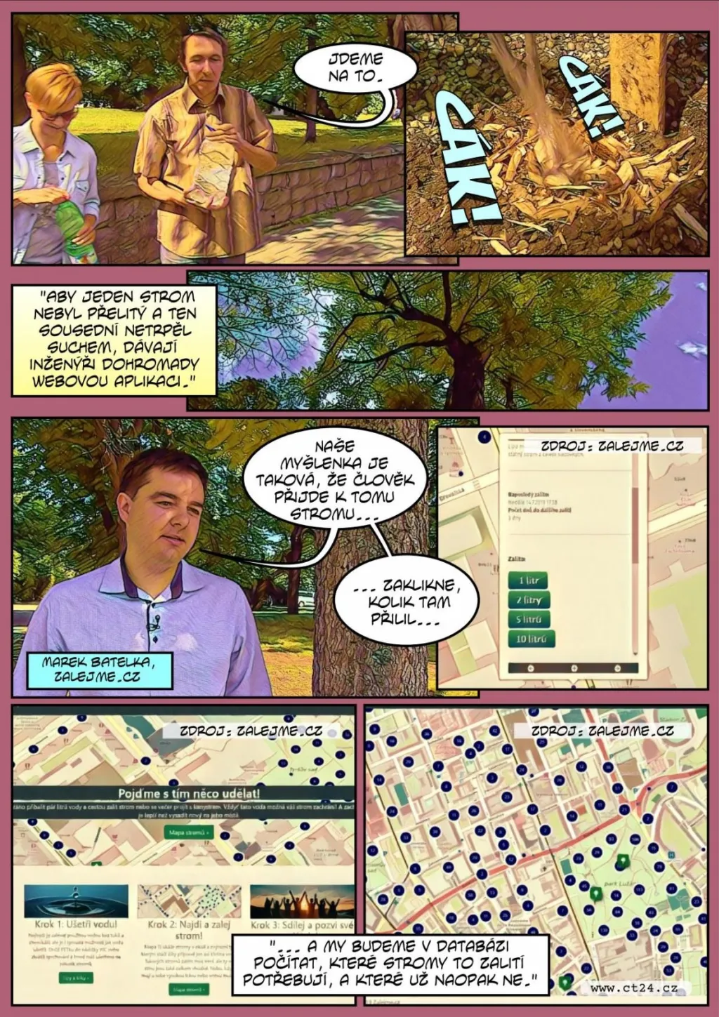 Brňané chtějí zalévat stromy