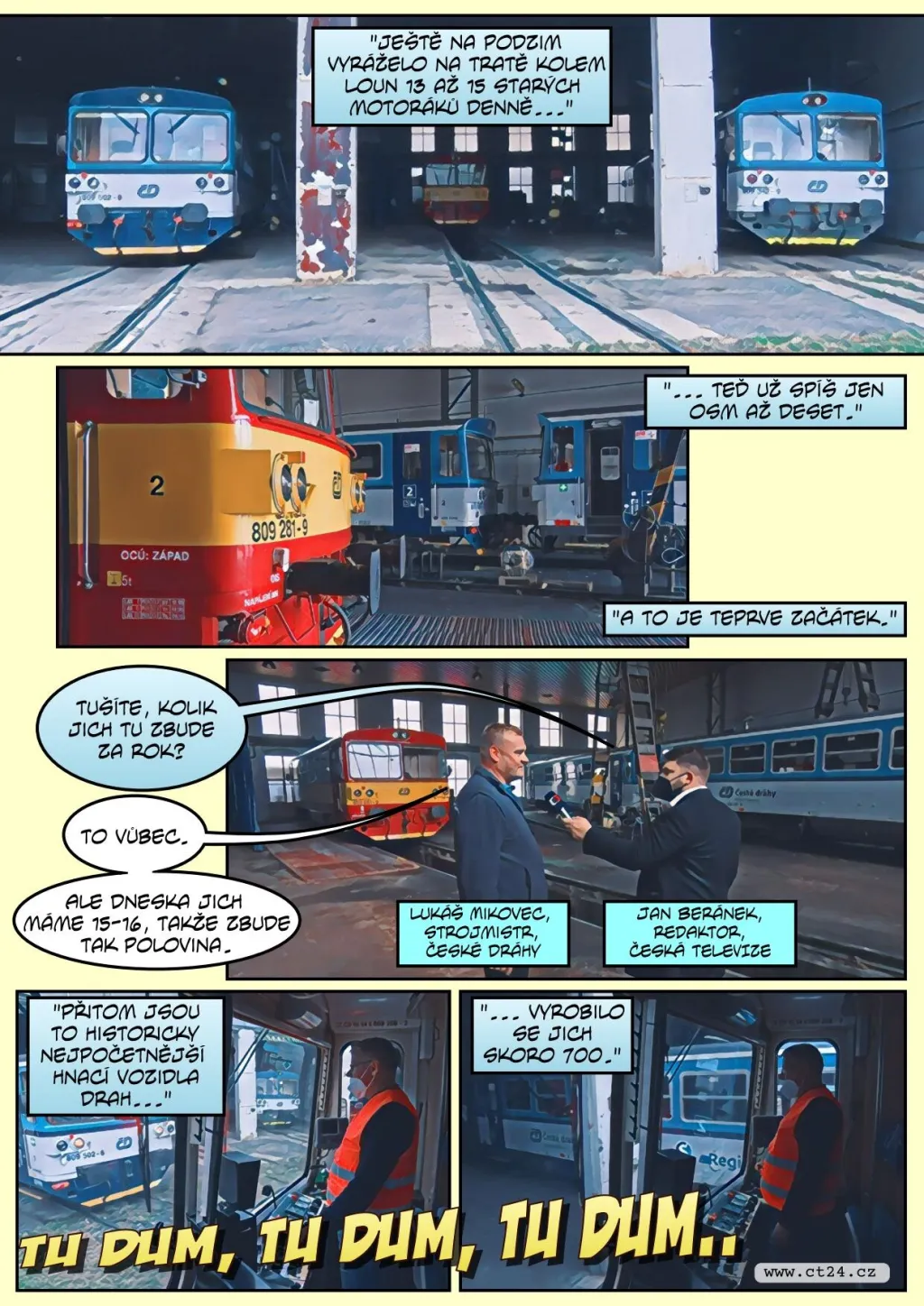 Staré motorové vlaky jdou do důchodu