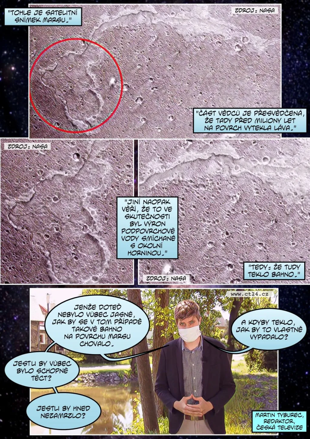 Čeští vědci mění pohled na Mars