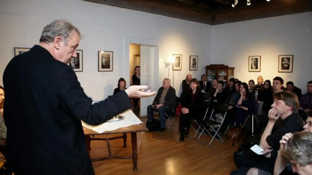 Martin Palouš v Knihovně Václava Havla