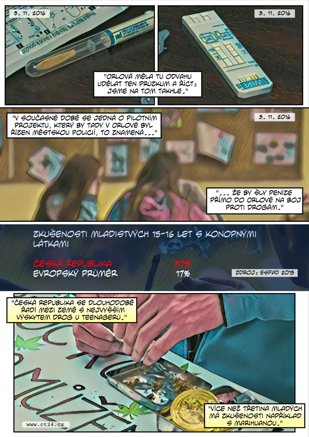 Komiks: Cyklo-běh za Českou republiku bez drogy