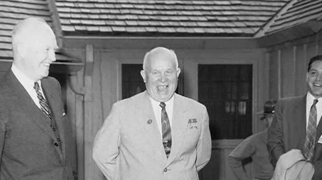 Nikita Chruščov v Camp Davidu