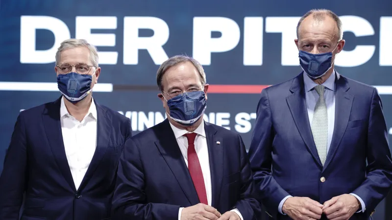 Trojice uchazečů o předsednickou funkci CDU