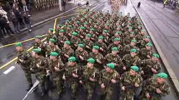 Pluk na vojenské přehlídce