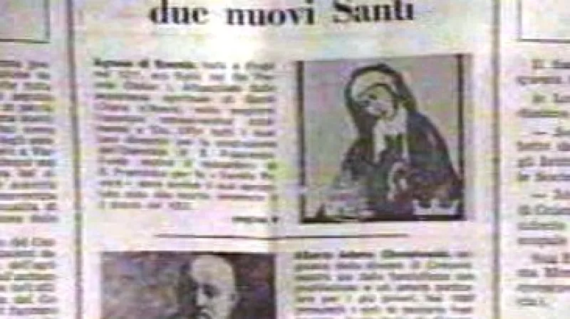 Italské noviny o kanonizaci Anežky České