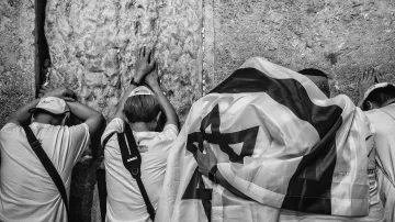 Karel Cudlín / U Západní zdi 70 let od vyhlášení nezávislosti Státu Izrael, Jeruzalém, 2018