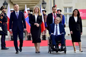 Podstatným faktorem energetické krize je Green Deal, řekl prezident Zeman po jednání V4