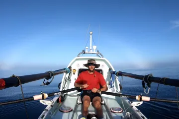 Nepřízně počasí se nebojím, říká veslař, který se znova pokusí přeplout z USA přes Atlantik do Evropy