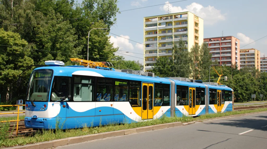 Nová tramvaj v Ostravě