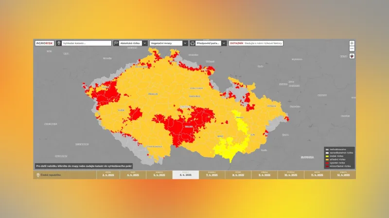 Hrozba mrazu pro ovocné stromy
