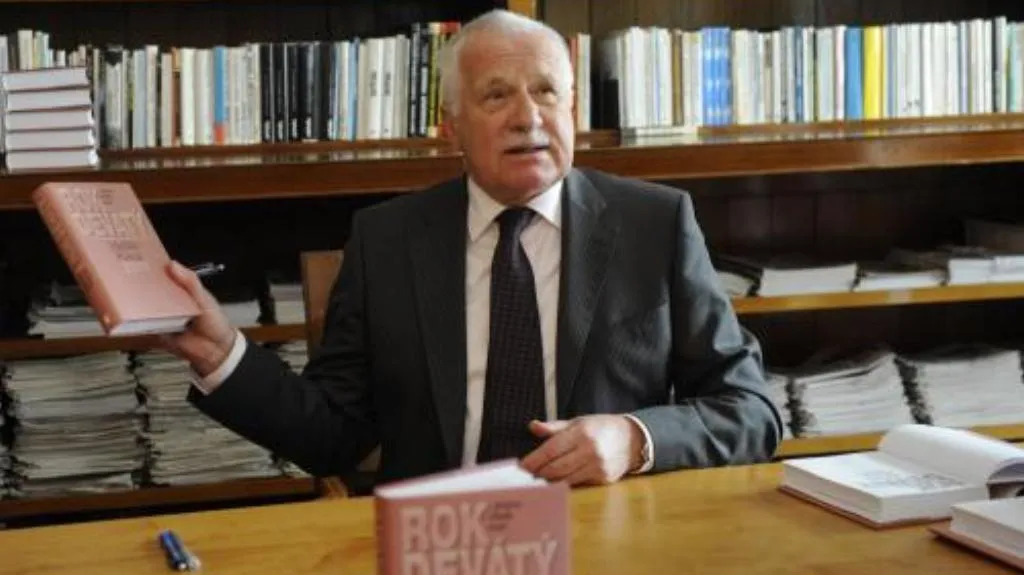 Klaus představuje novou knihu