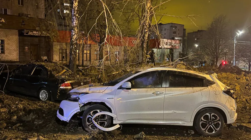 Centrum Bělgorodu po explozi
