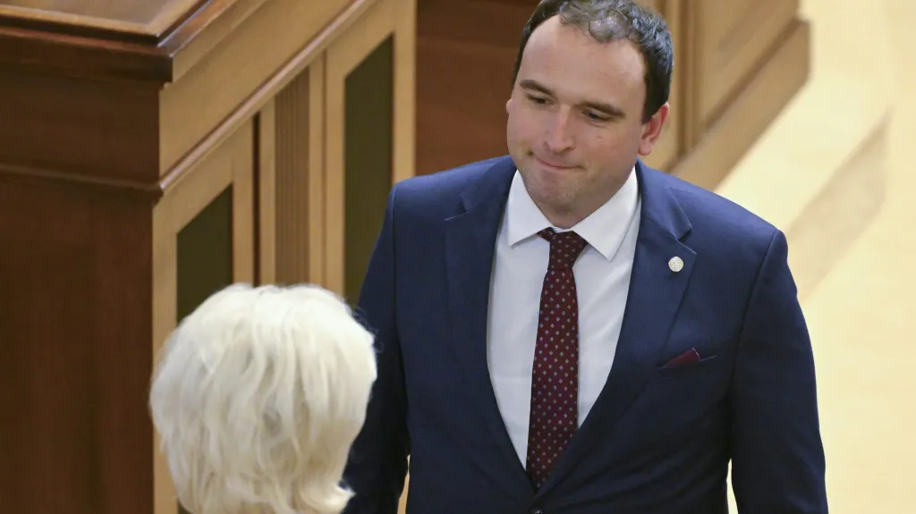 Nový předseda brněnského ANO Václav Trojan na snímku ze 3. listopadu 2025 během ustavující schůze Poslanecké sněmovny