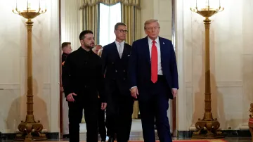 Donald Trump a Volodymyr Zelenskyj