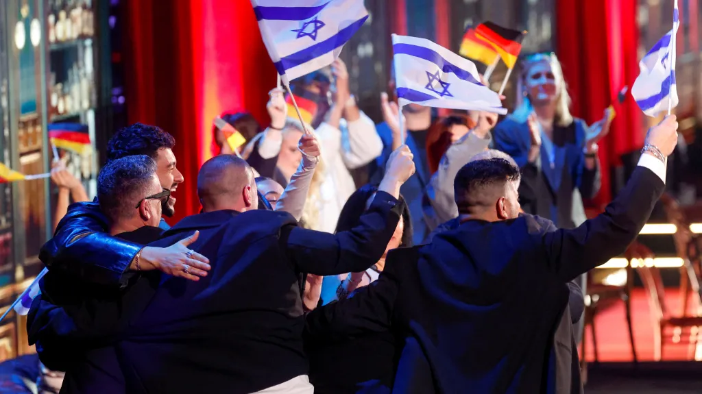 Zástupci Izraele se radují z postupu do finále Eurovize 2026