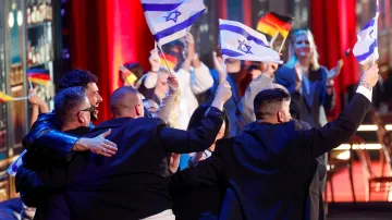 Zástupci Izraele se radují z postupu do finále Eurovize 2026