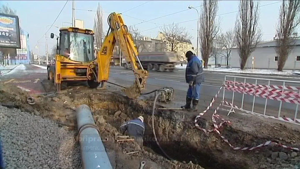 Mrazy - opravy potrubí