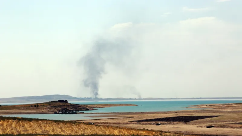 Boje u přehrady v Mosulu