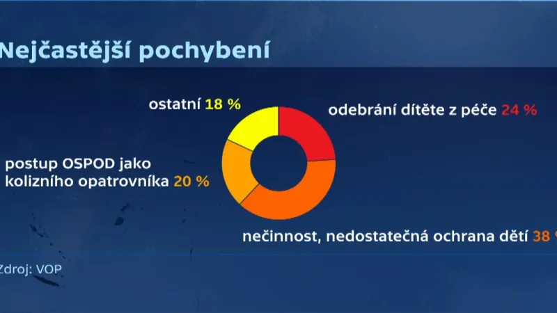 Nejčastější pochybení v případech ochrany práv dětí