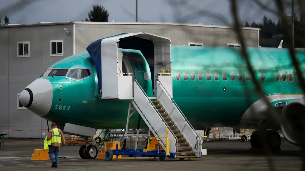 Boeing 737 MAX u americké továrny firmy v Rentonu