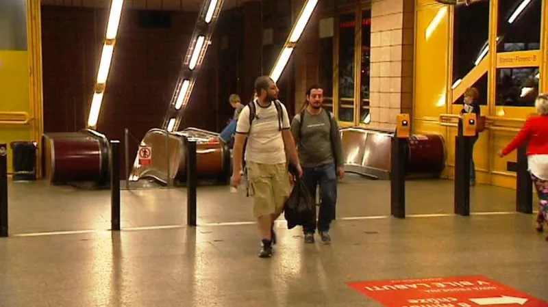 Syřan Abdulrrzaq a jeho švagr v Praze