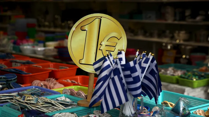 Vše za jedno euro v jednom z aténských obchodů