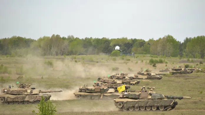 Tanky M1A2 Abrams ve výzbroji armády USA
