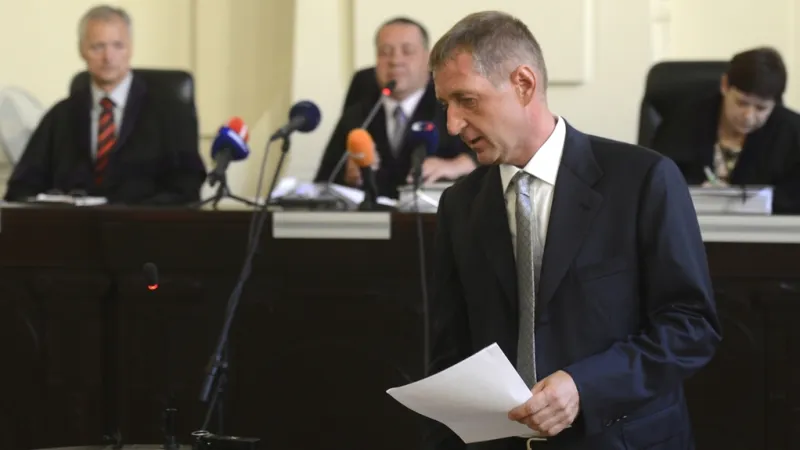 Roman Janoušek u soudu