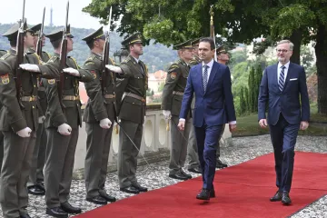 Prezident Pavel a premiér Fiala přivítali Ódora v Praze. Probrali obrannou spolupráci, migraci i summit NATO
