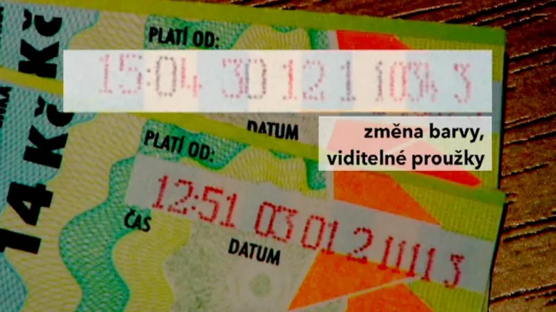 Originální jízdenka