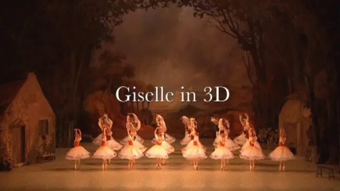 Z 3D záznamu baletu Giselle z inscenace Mariinského divadla v Petrohradě