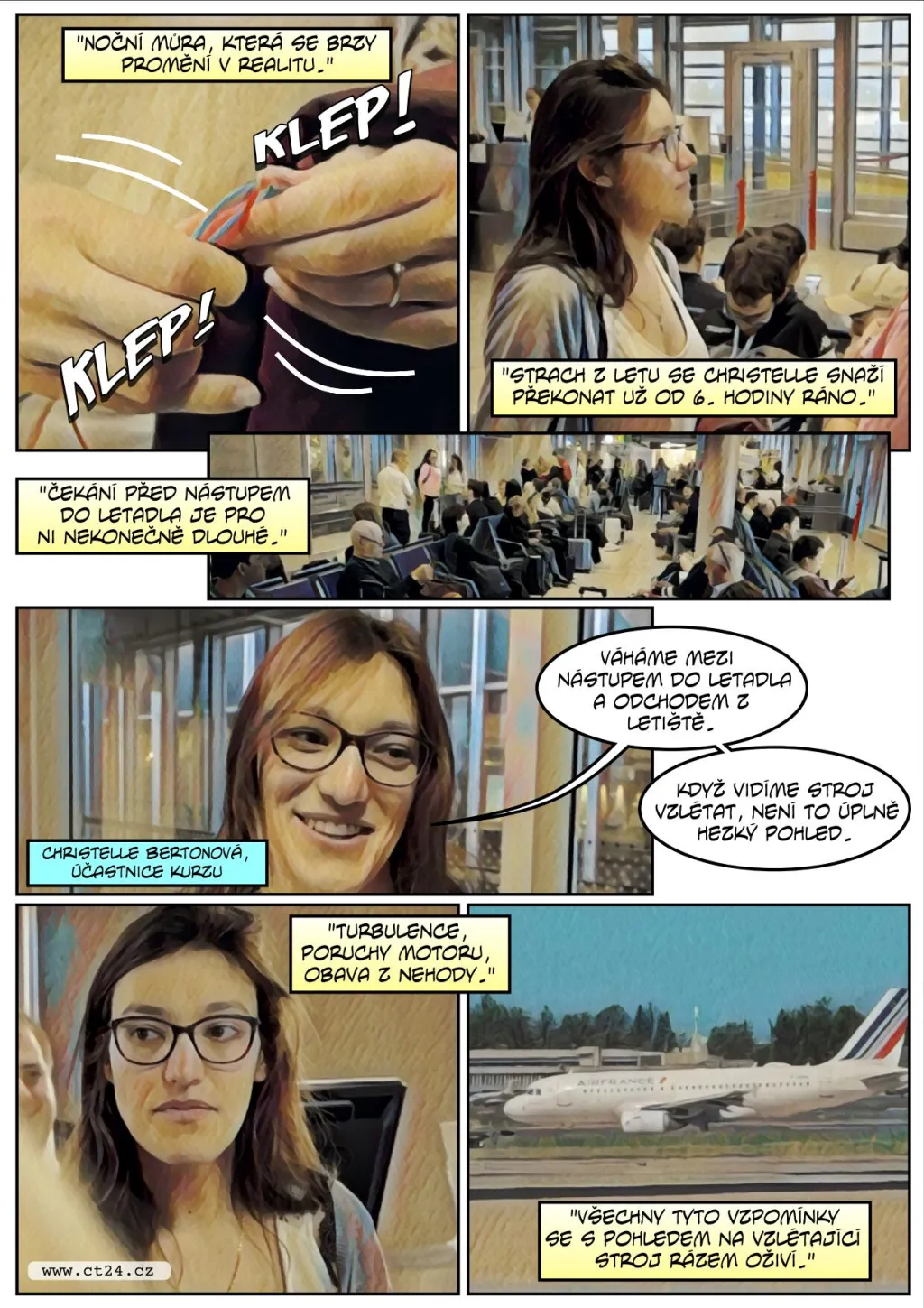 Lék na fobii z létání (komiks)