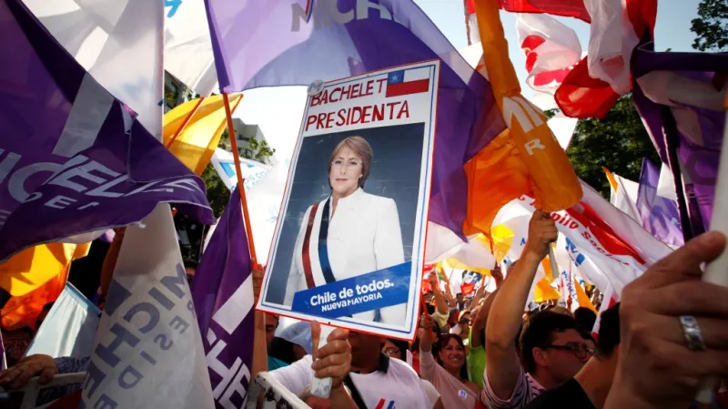 Stoupenci Michelle Bacheletové