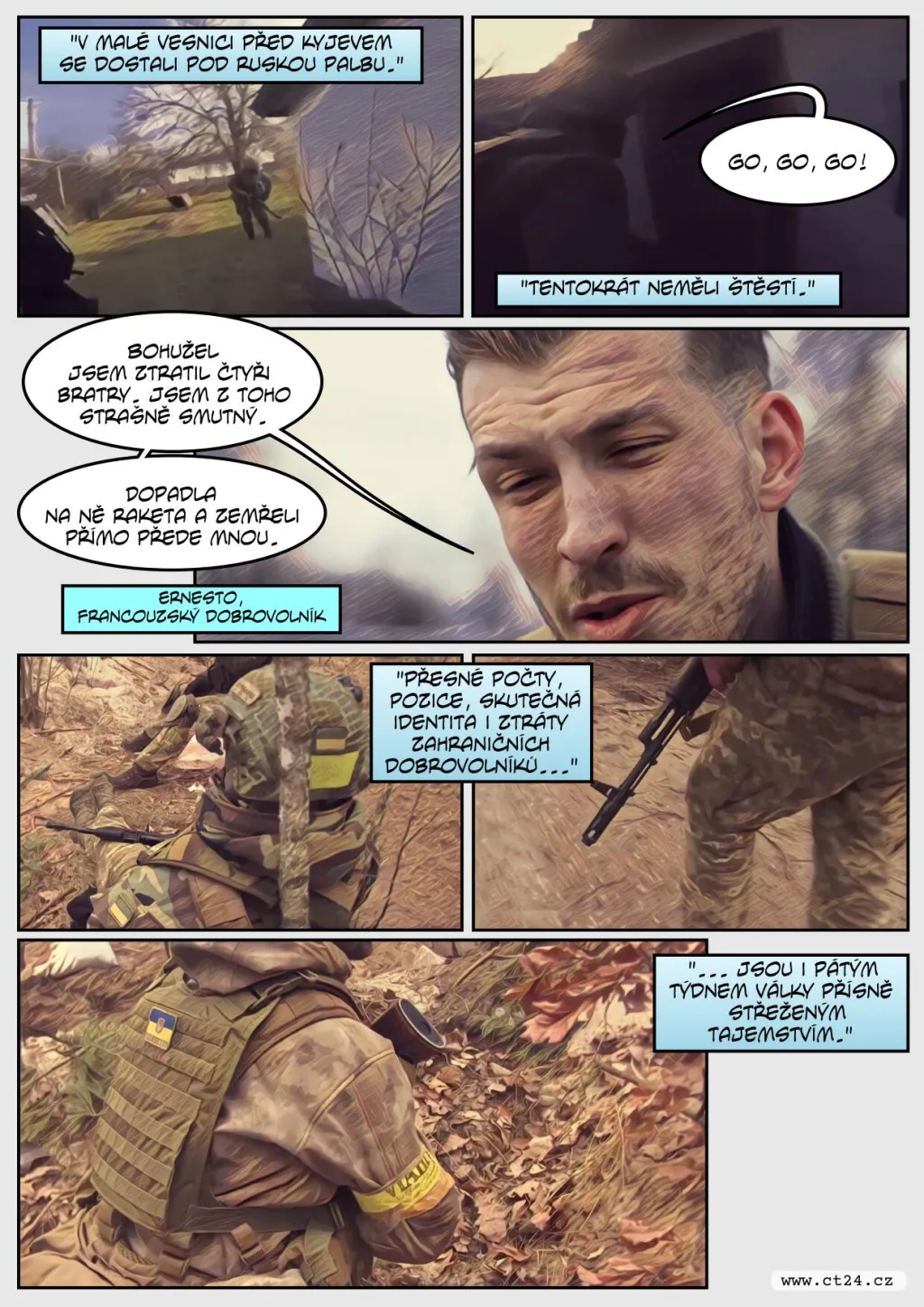 Zahraniční bojovníci chrání Ukrajinu