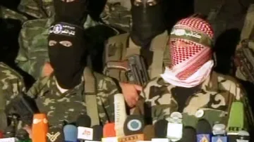 Členové palestinských militantních skupin