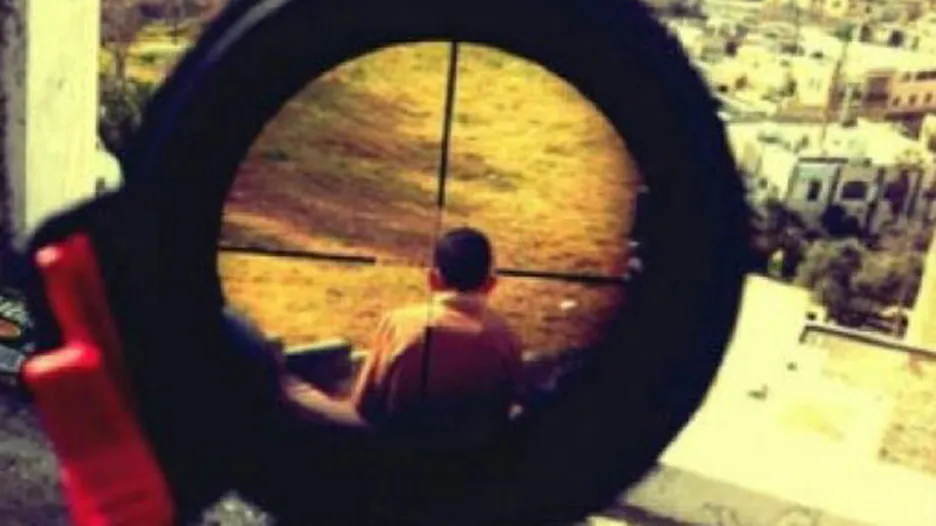 Snímek izraelského odstřelovače na Instagramu