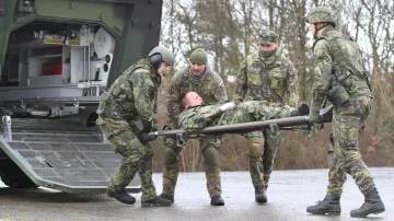 Vojenské cvičení v Hradišti