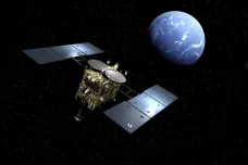 Japonská sonda odlétá od asteroidu Ryugu a vrací se na Zemi